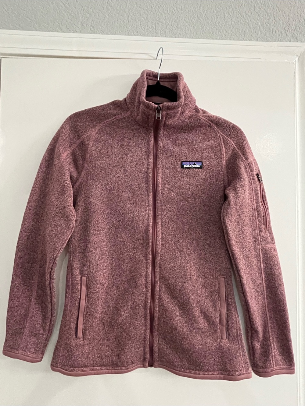 Patagonia Better Sweater Women's XS Mauve Pink Full Zip Fleece Jacket